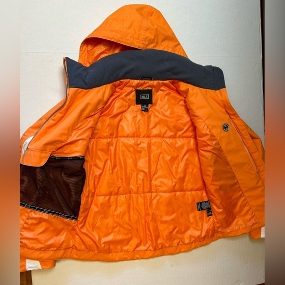 NILS women’s ski/snow boarding winter jacket full zip with velcro flap Sz-12 F15 - Picture 7 of 14